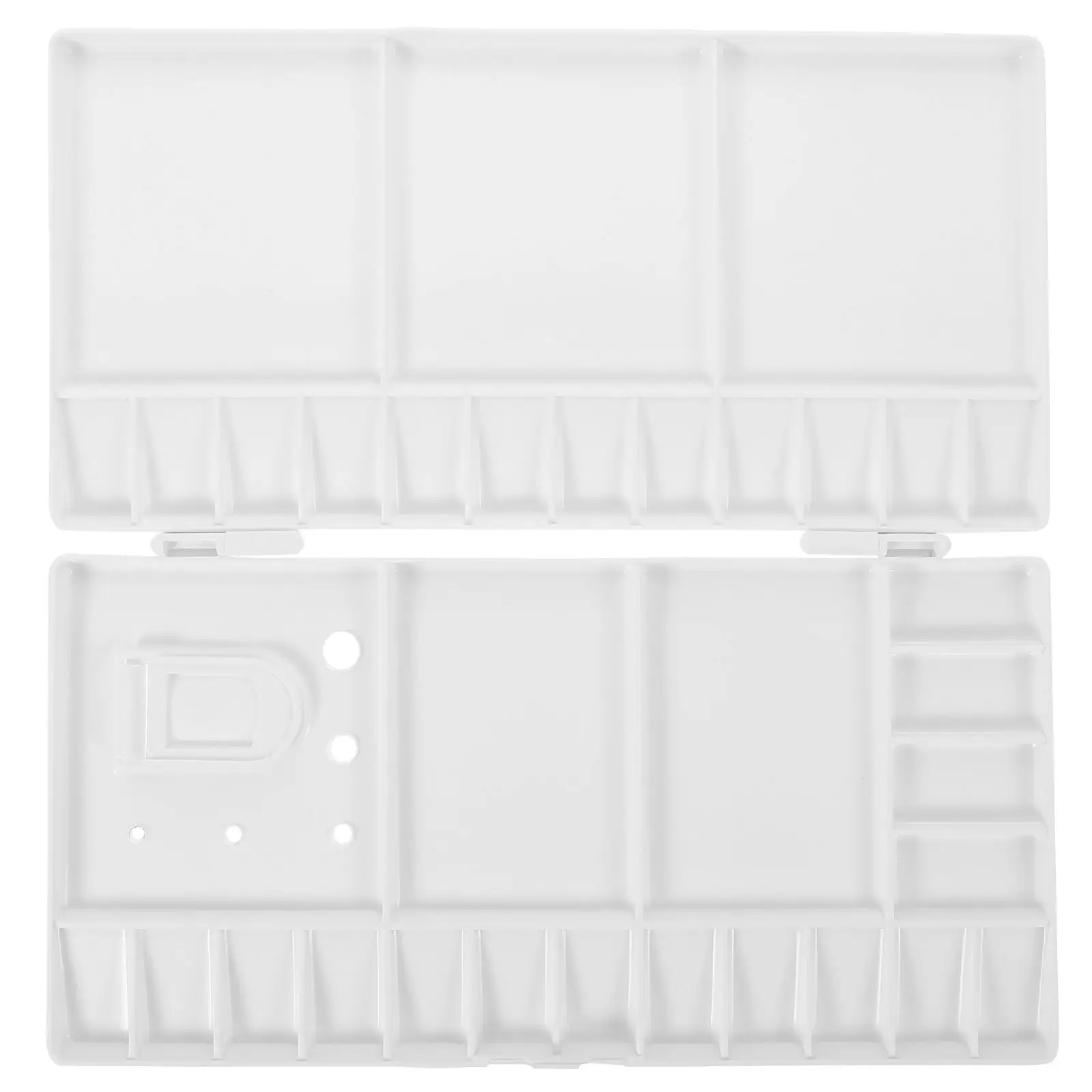 Folding Watercolor Palette 33 Compartments Mini White Plastic Durable Hard Travel Foldable Paint Box Painting Tray Color Mixer
Folding Watercolor Palette 33 Compartments Mini White Plastic Durable Hard Travel Foldable Paint Box Painting Tray Color Mixer