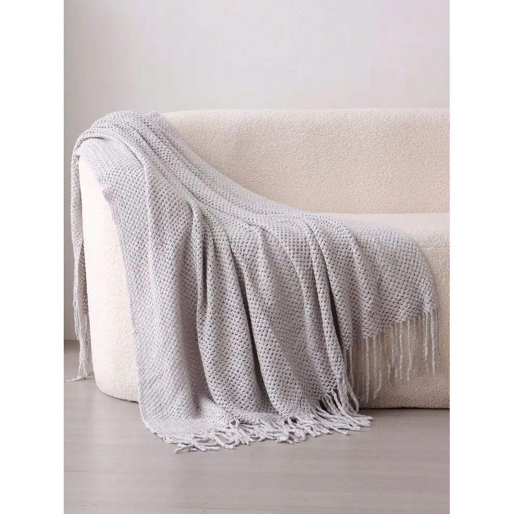 Tassel Knitted Throw Blanket, Soft Casual Nap Cover for Sofa, Chair, Bedroom and Living Room Decor
Tassel Knitted Throw Blanket, Soft Casual Nap Cover for Sofa, Chair, Bedroom and Living Room Decor