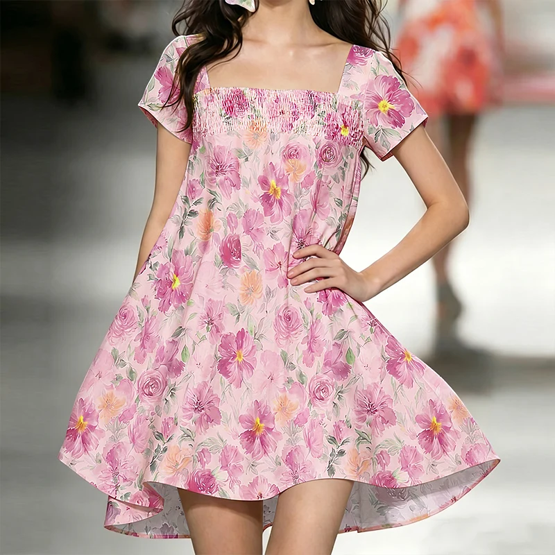 2026 VONDA Plus Size Women Dresses Sexy Short Sleeve Summer Party Mini Dress Printed Bohemian Beach Sundress Casual Robe A-Line
2026 VONDA Plus Size Women Dresses Sexy Short Sleeve Summer Party Mini Dress Printed Bohemian Beach Sundress Casual Robe A-Line