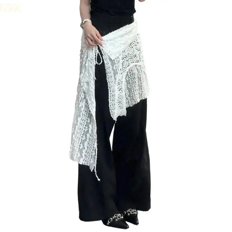 G5GC Women Korean Overlay Half Юбка Асимметричная шарф -шарф Hip hollowout Жаккард цветочный кружев
G5GC Women Korean Overlay Half Юбка Асимметричная шарф -шарф Hip hollowout Жаккард цветочный кружев