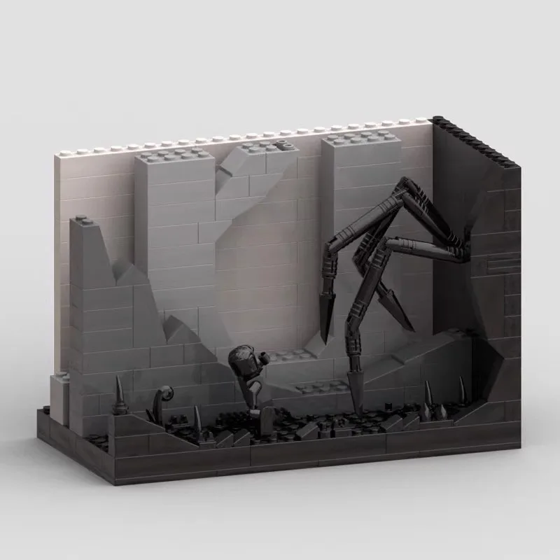 Модель MOC, орнамент, адская граница, паук, игра, классический экран, сборка частиц, строительные блоки, детская игрушка
Модель MOC, орнамент, адская граница, паук, игра, классический экран, сборка частиц, строительные блоки, детская игрушка
