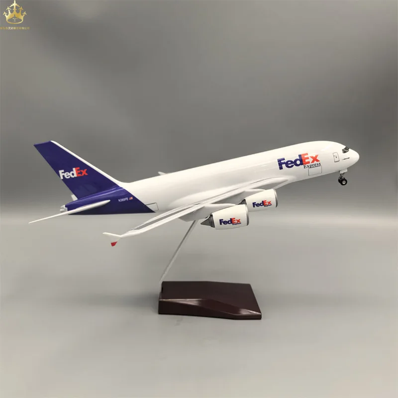 Fedex Airbus 380 Cargo Airplane Model 47cm With Wheels Simulation Static Aircraft For Collection Display Aviation Enthusiasts
Fedex Airbus 380 Cargo Airplane Model 47cm With Wheels Simulation Static Aircraft For Collection Display Aviation Enthusiasts