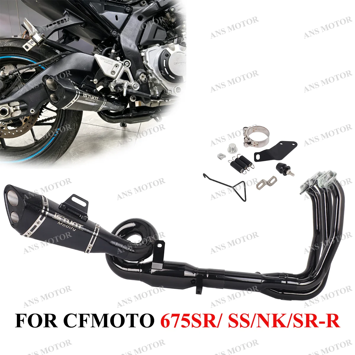 Slip On For CFMOTO 675SRR 675SR 675NK 675SS 2024 2025 Motorcycle Exhaust Escape System Front Link Pipe 675SRR Exhaust
Slip On For CFMOTO 675SRR 675SR 675NK 675SS 2024 2025 Motorcycle Exhaust Escape System Front Link Pipe 675SRR Exhaust