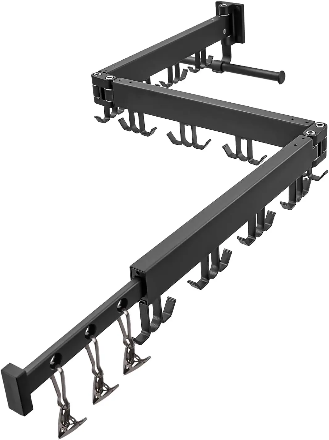 Folding Clothes Rack Strong Metal X-Frame Chic Design Great for Guest and Dressing Rooms Portable and Easy to Use Folds Flat Bla
Folding Clothes Rack Strong Metal X-Frame Chic Design Great for Guest and Dressing Rooms Portable and Easy to Use Folds Flat Bla