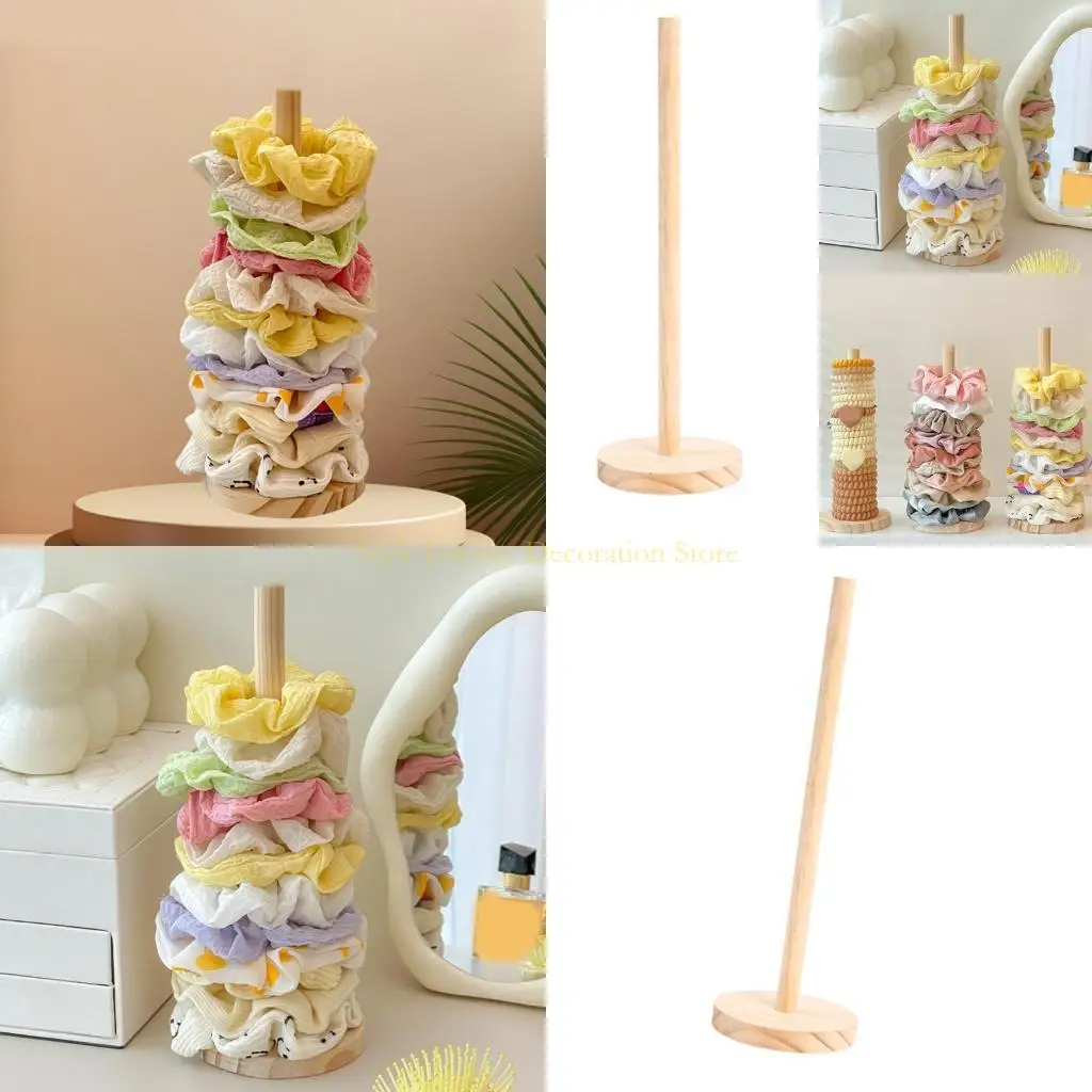 D46E Handmade Wooden Tabletop Bracelet Display Stand Hair Tie Scrunchies Accessories Rack for Beauty Salons and Homes
D46E Handmade Wooden Tabletop Bracelet Display Stand Hair Tie Scrunchies Accessories Rack for Beauty Salons and Homes