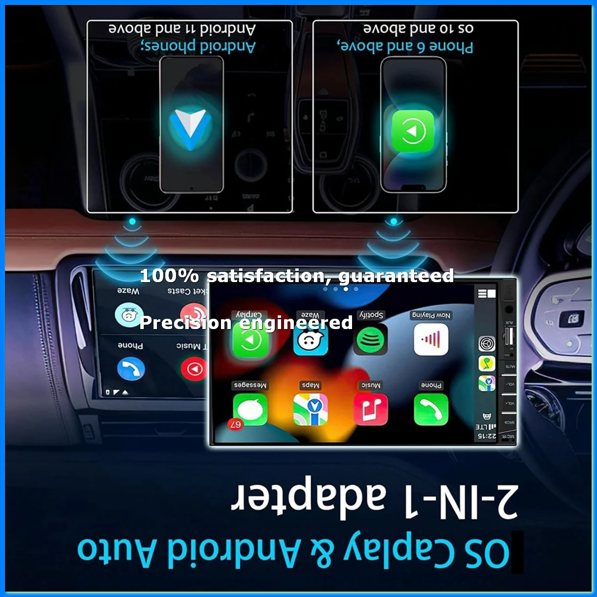 2 in 1 Wireless CarPlay Adapter Android Auto Wired to Wireless Smart Box Adapter for + Android+Car From 2016-ELEC
2 in 1 Wireless CarPlay Adapter Android Auto Wired to Wireless Smart Box Adapter for + Android+Car From 2016-ELEC