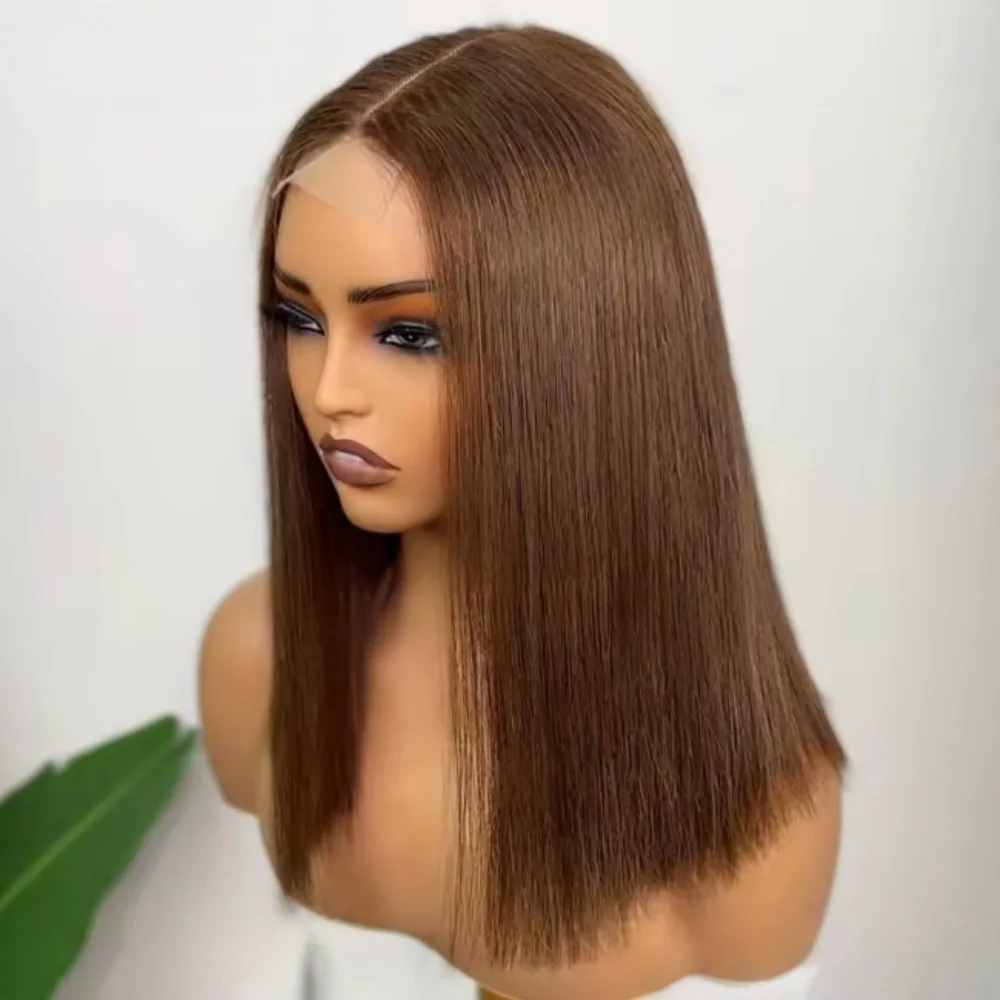 180 Density Highlight Brown Straight 26 Inch Long 5x5 Silk Base Jewish Human Hair with Baby Hair HD Lace European Style Glueless
180 Density Highlight Brown Straight 26 Inch Long 5x5 Silk Base Jewish Human Hair with Baby Hair HD Lace European Style Glueless