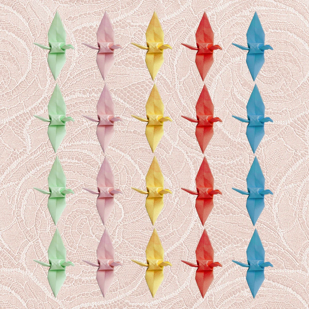 100 Pcs Thousand Paper Crane Decoration Origami Folding DIY Decorations Ceramics
100 Pcs Thousand Paper Crane Decoration Origami Folding DIY Decorations Ceramics