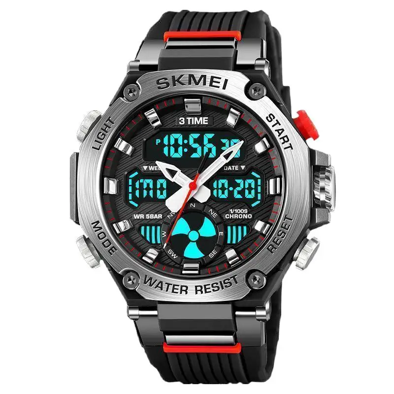 Skmei 3-красовые многофункциональные студенческие электронные часы Спортивные уличные электронные часы
Skmei 3-красовые многофункциональные студенческие электронные часы Спортивные уличные электронные часы