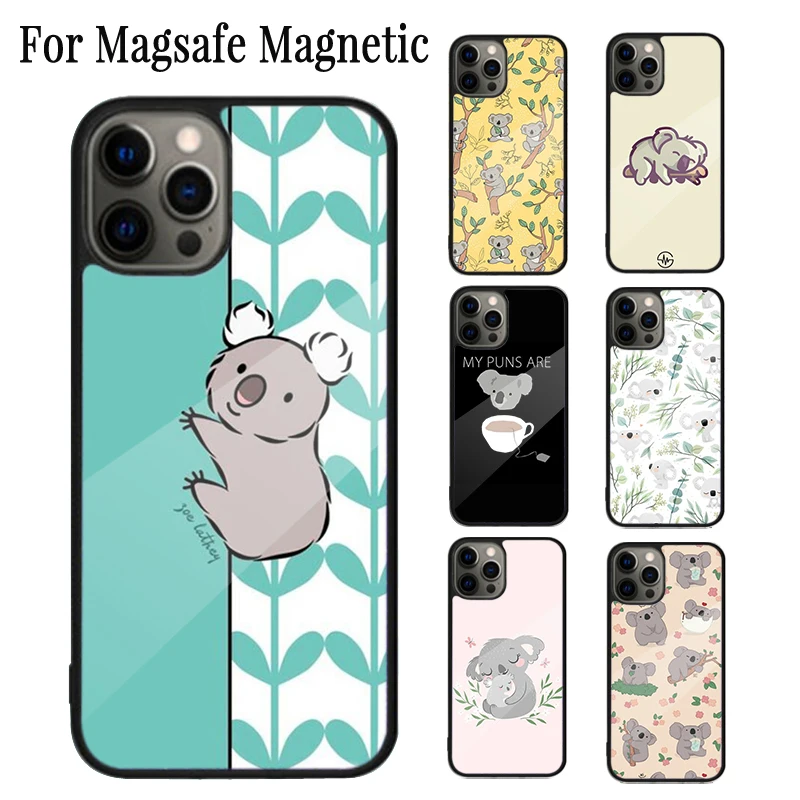 Милый мультяшный коала Магнитный чехол для телефона Coque для iPhone 16 15 14 Plus 13 12 Mini 11 Pro Max Magsafe Беспроводная зарядка чехол
Милый мультяшный коала Магнитный чехол для телефона Coque для iPhone 16 15 14 Plus 13 12 Mini 11 Pro Max Magsafe Беспроводная зарядка чехол