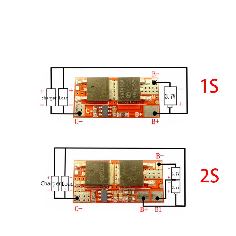 10A 1S 2S 4.2V PCB PCM Charger Charging Module 18650 Li-ion Lipo BMS Lithium Battery Protection Circuit Board
10A 1S 2S 4.2V PCB PCM Charger Charging Module 18650 Li-ion Lipo BMS Lithium Battery Protection Circuit Board