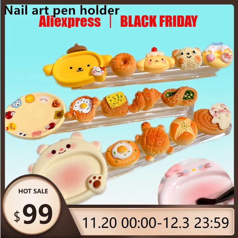 Cartoon Panda Small Animal Cute Nail Pen Stand Multifunctional Pen Rack Color Palette Color Drawing Line Pen Frame Nail Tool
Cartoon Panda Small Animal Cute Nail Pen Stand Multifunctional Pen Rack Color Palette Color Drawing Line Pen Frame Nail Tool