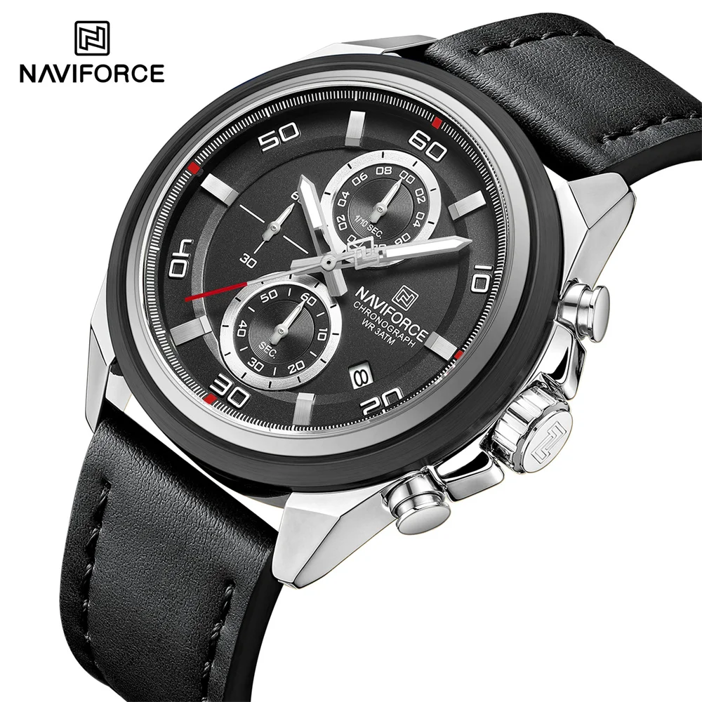 Naviforce 8075 Casual Male Quartz Wristwatch Chronograph Date Waterproof Men's Watches Sport Luminous Clock Relogio Mascul
Naviforce 8075 Casual Male Quartz Wristwatch Chronograph Date Waterproof Men's Watches Sport Luminous Clock Relogio Mascul