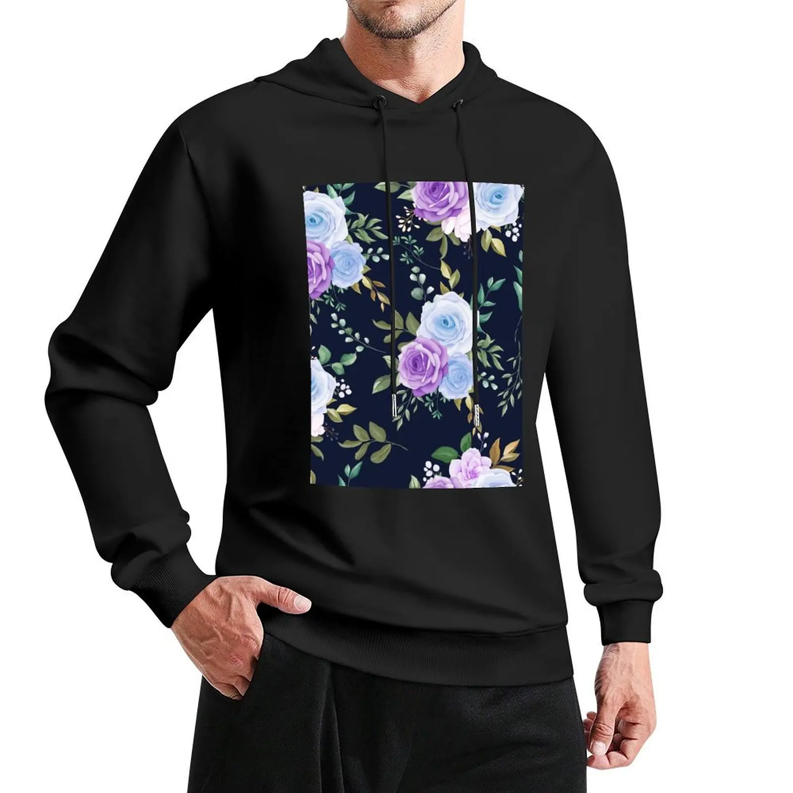 Beautiful blue flower green leaves pattern Pullover Hoodie hooded shirt anime clothing hoodie oversize
Beautiful blue flower green leaves pattern Pullover Hoodie hooded shirt anime clothing hoodie oversize