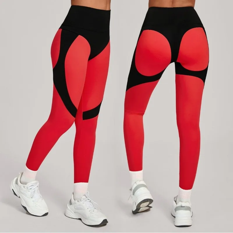 Women's High Waisted Lift Hips Yoga Pants Slim Spliced Sports Fitness Pants Outdoor Running Leisure Workout Gym Sports Leggings
Women's High Waisted Lift Hips Yoga Pants Slim Spliced Sports Fitness Pants Outdoor Running Leisure Workout Gym Sports Leggings