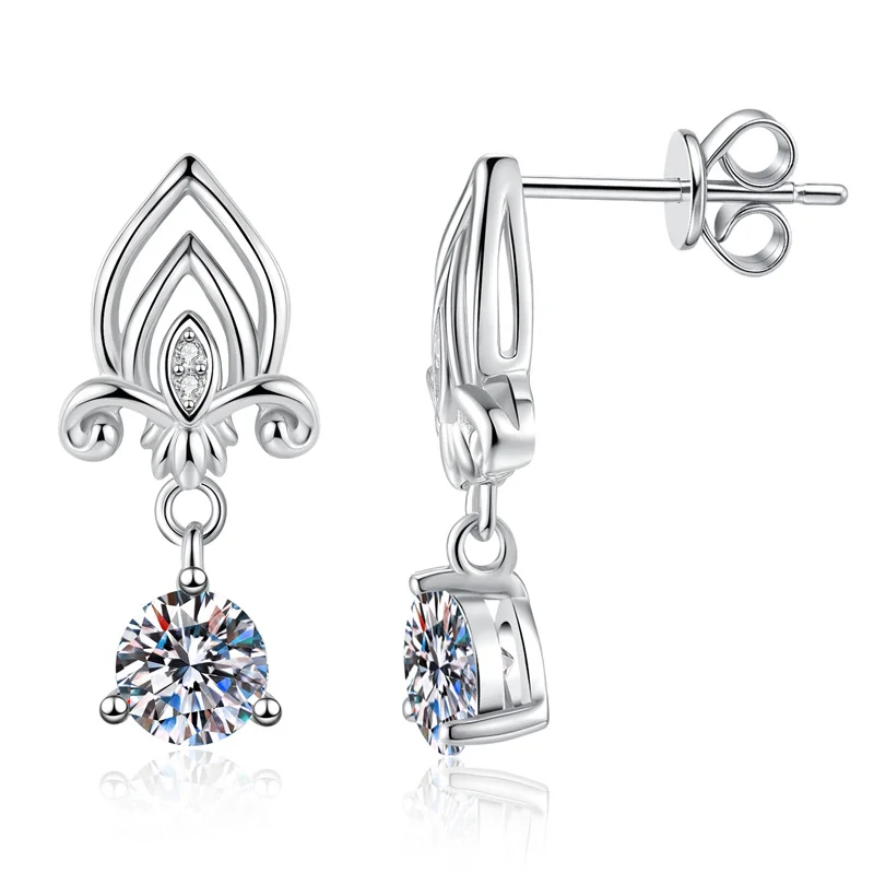 E344 Lefei Fashion Color D Diamond-set Classic Moissanite Iris Flower Earring For Women s925 Sterling Silver Party Jewelry Gifts
E344 Lefei Fashion Color D Diamond-set Classic Moissanite Iris Flower Earring For Women s925 Sterling Silver Party Jewelry Gifts