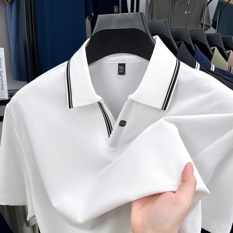 Модный V - образный воротник Дизайн Мужская Короткие рукава Рубашка Polo Новый значок Z - буквы Летний воздухопроницаемая футболка для Отдых бизнеса
Модный V - образный воротник Дизайн Мужская Короткие рукава Рубашка Polo Новый значок Z - буквы Летний воздухопроницаемая футболка для Отдых бизнеса
