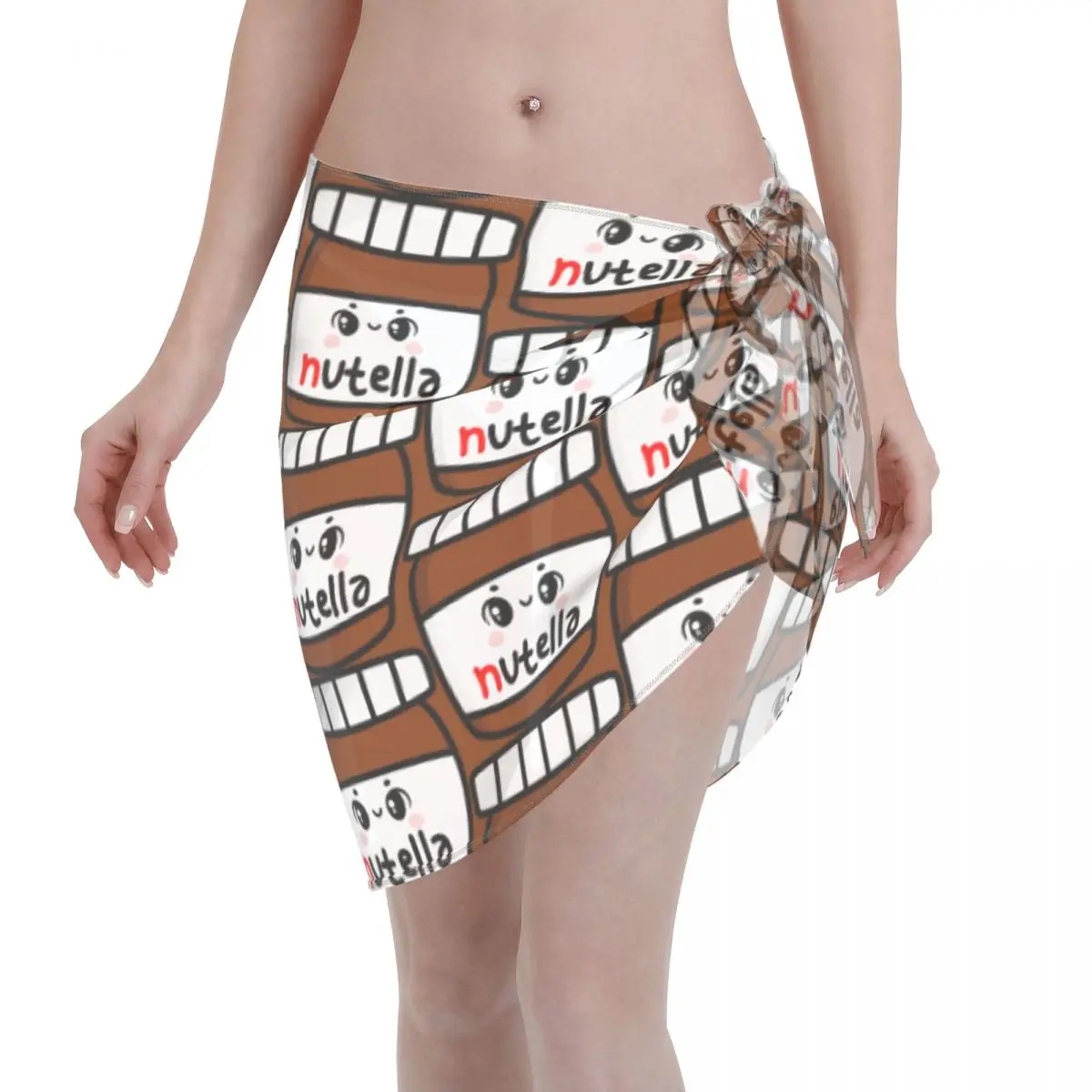 Custom For Swimwear N-Nutellas Women Short Sarongs Beach Wrap Women Beach Bikini Wrap Chocolate Sarongs Swimsuit Coverup
Custom For Swimwear N-Nutellas Women Short Sarongs Beach Wrap Women Beach Bikini Wrap Chocolate Sarongs Swimsuit Coverup