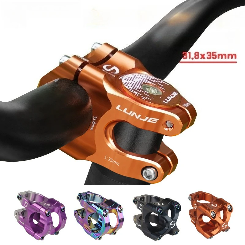 Downhill MTB Bicycle Stem CNC Hollow Aluminum Alloy Ultra Light High Strength Short Stem 31.8mm Cycling Handlebar Adapter Parts
Downhill MTB Bicycle Stem CNC Hollow Aluminum Alloy Ultra Light High Strength Short Stem 31.8mm Cycling Handlebar Adapter Parts