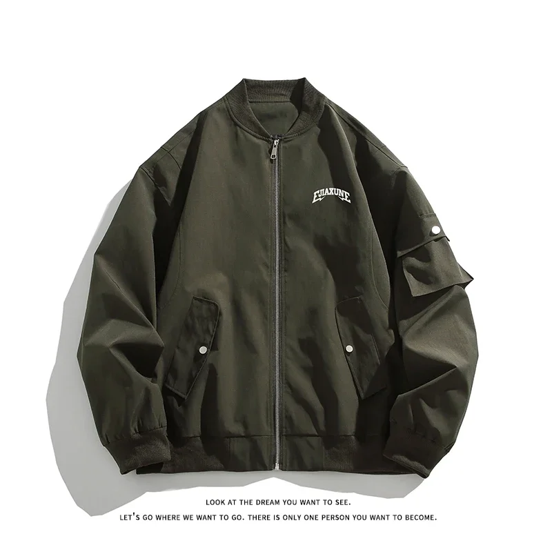 2025 Men's Workwear Jacket Lightweight Pilot Bomber Jacket Hip Hop Street Fall Spring Outdoor Coat Casual Printed Windbreaker Ja
2025 Men's Workwear Jacket Lightweight Pilot Bomber Jacket Hip Hop Street Fall Spring Outdoor Coat Casual Printed Windbreaker Ja