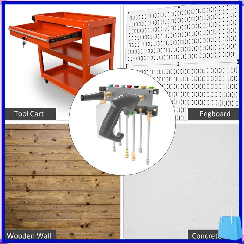 Customer Favorite Pressure Washer Storage Wall Mount Foam Cannon Holder Pressure Washergun Accessories Storage Rack Wall Mounted
Customer Favorite Pressure Washer Storage Wall Mount Foam Cannon Holder Pressure Washergun Accessories Storage Rack Wall Mounted