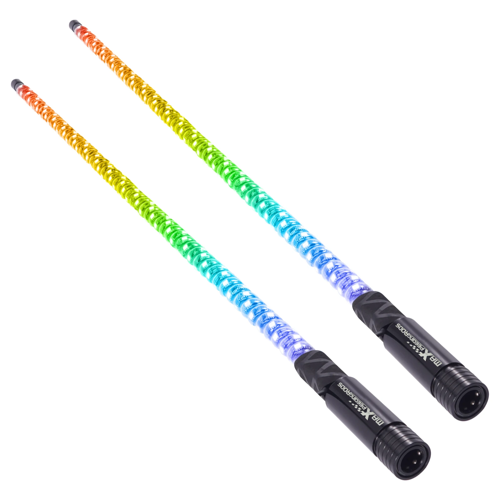 Pair 4ft RGB Spiral LED Whip Lights Antenna Chase w/ Flag & Remote for ATV UTV
Pair 4ft RGB Spiral LED Whip Lights Antenna Chase w/ Flag & Remote for ATV UTV