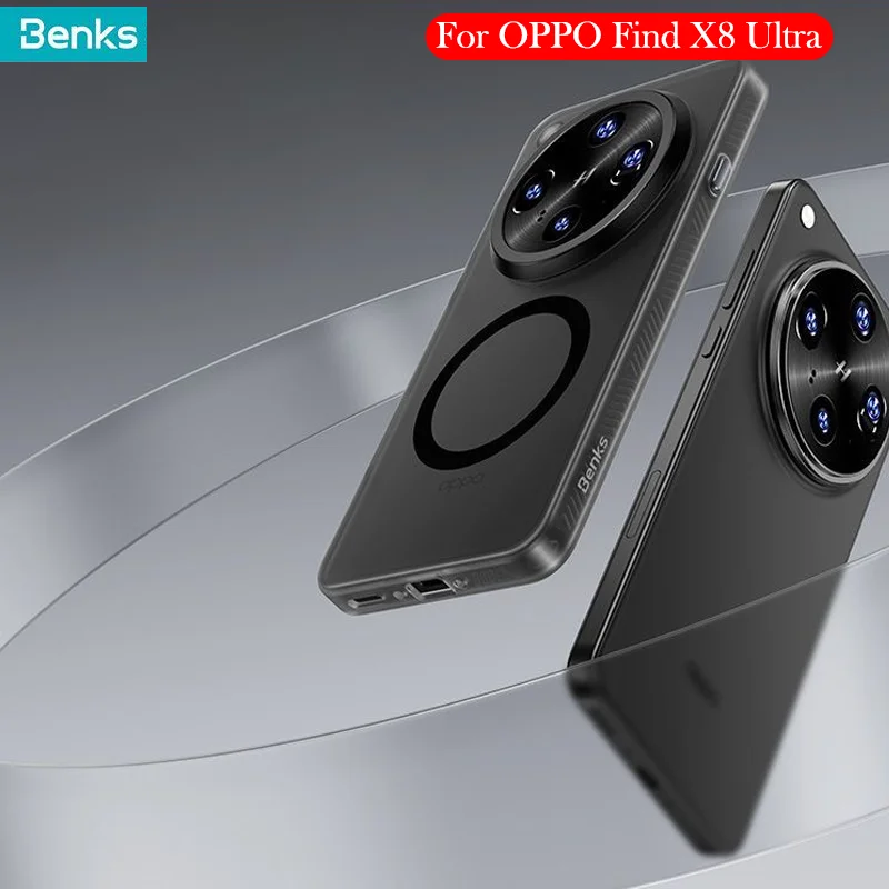 Оригинальный магнитный чехол Benks для OPPO Find X8 Ultra, матовая задняя крышка
Оригинальный магнитный чехол Benks для OPPO Find X8 Ultra, матовая задняя крышка