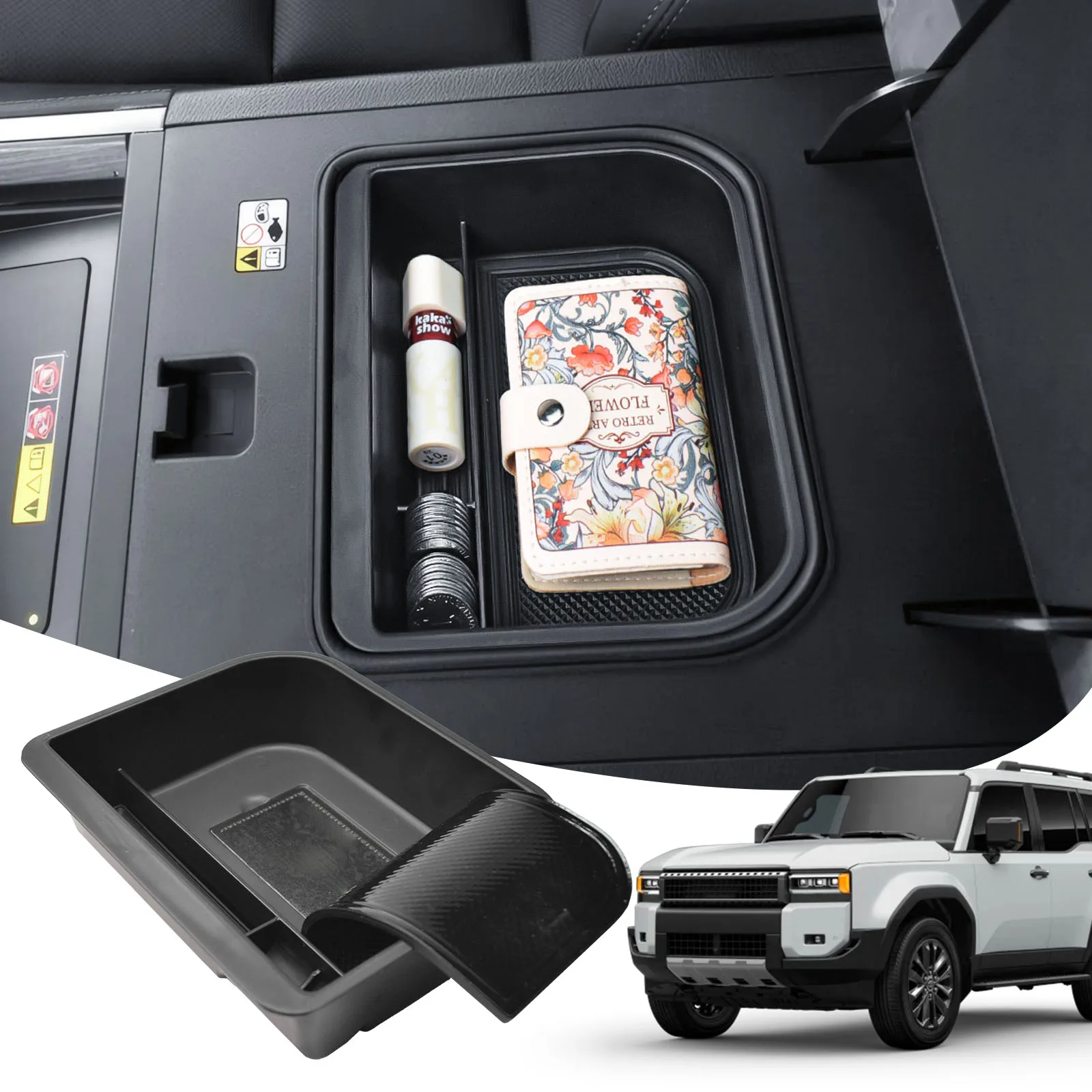 For Toyota Land Cruiser Prado 250 / Lexus GX550 2024 2025 Cool Box Center Console Organizer Tray Interior Armrest Storage Box
For Toyota Land Cruiser Prado 250 / Lexus GX550 2024 2025 Cool Box Center Console Organizer Tray Interior Armrest Storage Box