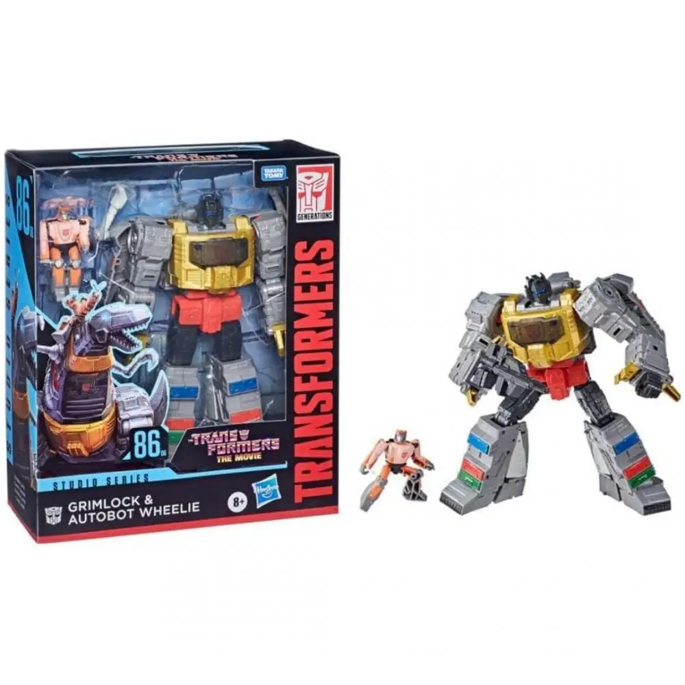 TAKARA TOMY Трансформеры Toys The Movie Studio Series Leader Class Grimlock & Autobot Wheelie Модель куклы Фигурка SS86-06
TAKARA TOMY Трансформеры Toys The Movie Studio Series Leader Class Grimlock & Autobot Wheelie Модель куклы Фигурка SS86-06