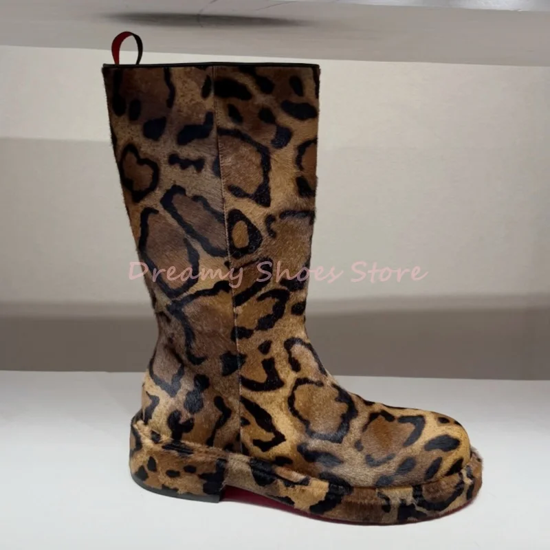 Leopard Print Round Toe Low Heels Knee High Boots Women Suede Side Zipper Block Heel Long Boots Retro Fashion Party Ladies Shoes
Leopard Print Round Toe Low Heels Knee High Boots Women Suede Side Zipper Block Heel Long Boots Retro Fashion Party Ladies Shoes