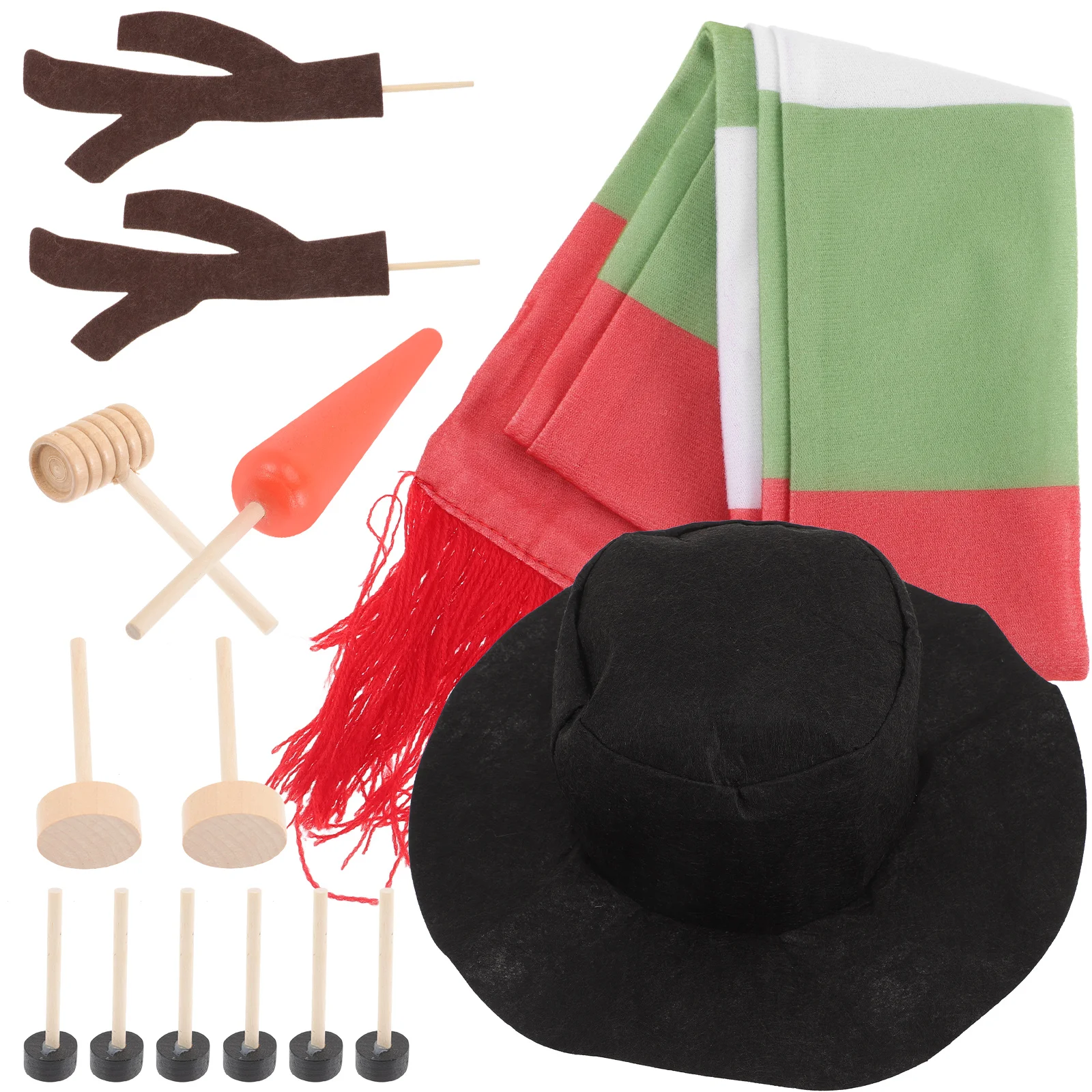 Make Snowman Hat Scarf Decoration Creative DIY Accessory Christmas Set Wooden Prop Party
Make Snowman Hat Scarf Decoration Creative DIY Accessory Christmas Set Wooden Prop Party