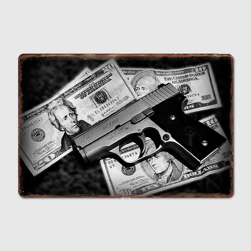Guns and Money MK9 Kahr Metal Sign Poster Garage Living Room Cinema Living Custom Tin Vintage Home Decor
Guns and Money MK9 Kahr Metal Sign Poster Garage Living Room Cinema Living Custom Tin Vintage Home Decor