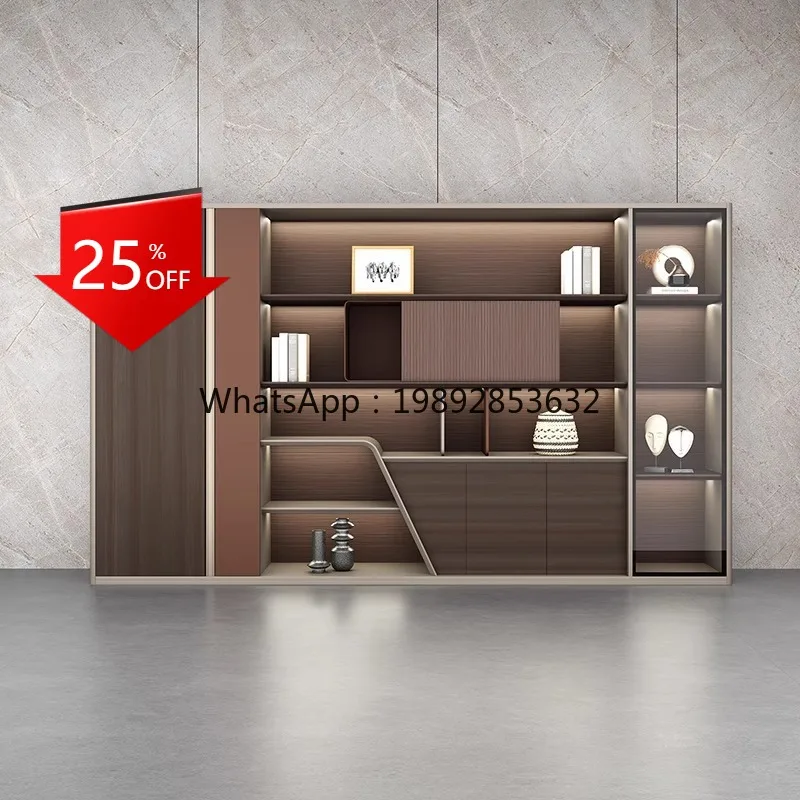 YFY Office New Style Elegant Background Cabinet President High-end Bookshelf Storage Cabinet
YFY Office New Style Elegant Background Cabinet President High-end Bookshelf Storage Cabinet