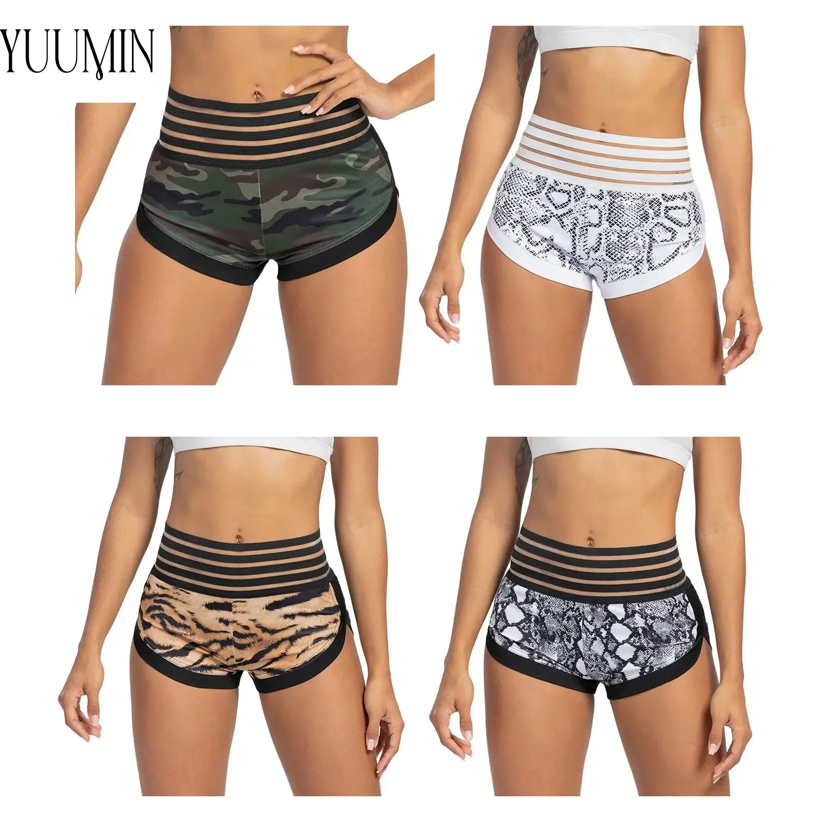 Women Camouflage Print High Waist Elastic Waistband Shorts with Pockets Stretchy Breathable Quick Dry for Sports Yoga Fitness
Women Camouflage Print High Waist Elastic Waistband Shorts with Pockets Stretchy Breathable Quick Dry for Sports Yoga Fitness