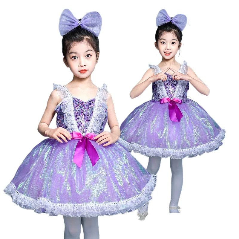 Purple Sparkle Ballet Dress for Girls Princess Tutu Skirt Kids Dance Performance Costume dance costumeballet Mainland Chinaskirt
Purple Sparkle Ballet Dress for Girls Princess Tutu Skirt Kids Dance Performance Costume dance costumeballet Mainland Chinaskirt