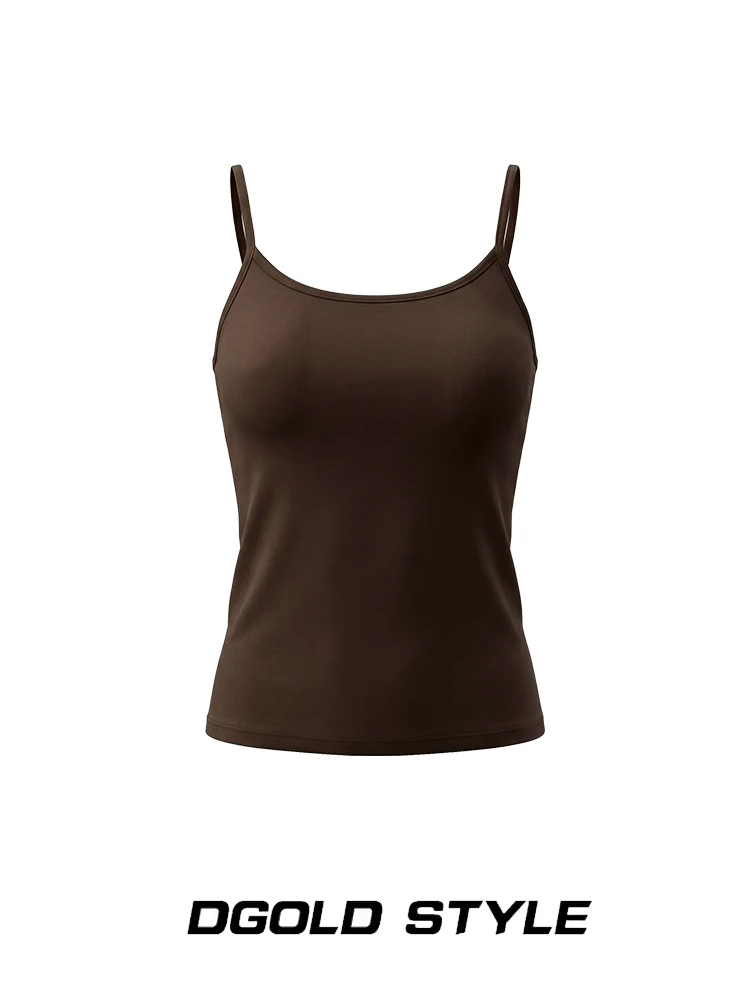 Sweet Pure Color Small Strap Vest Women Summer Inner Wear Beautiful Back Underwear with Chest Pad Slim Fit Outerwear Top
Sweet Pure Color Small Strap Vest Women Summer Inner Wear Beautiful Back Underwear with Chest Pad Slim Fit Outerwear Top