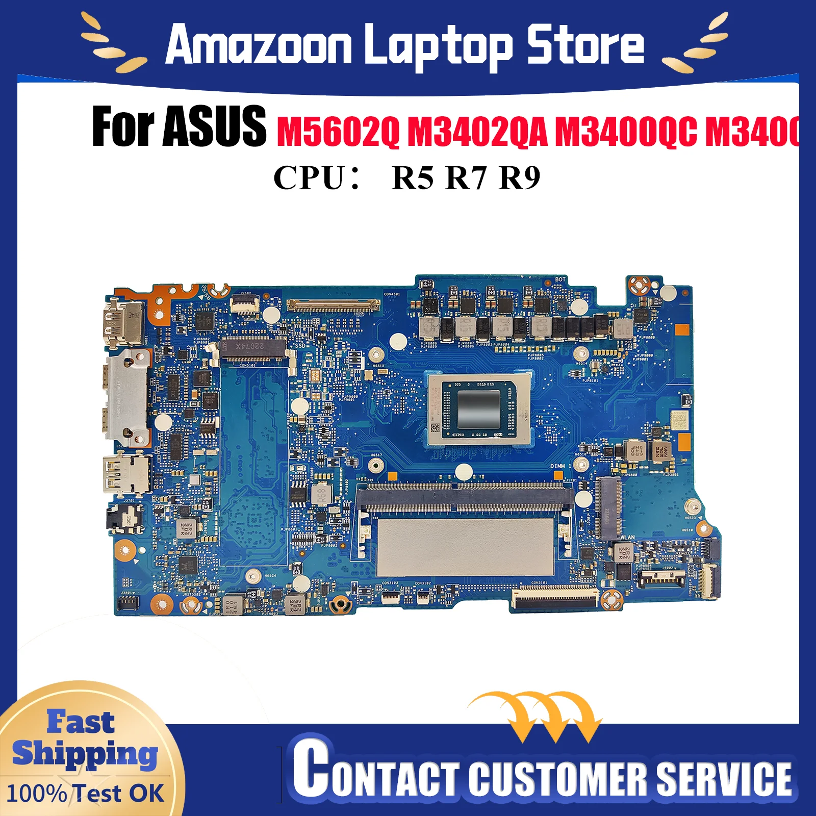 M3402QA Материнская плата для ноутбука ASUS VivoBook M3402QA M5602Q M3402Q Материнская плата для ноутбука с процессором R5 R7 R9, 100% тестирование, ОК, быстрая доставка
M3402QA Материнская плата для ноутбука ASUS VivoBook M3402QA M5602Q M3402Q Материнская плата для ноутбука с процессором R5 R7 R9, 100% тестирование, ОК, быстрая доставка