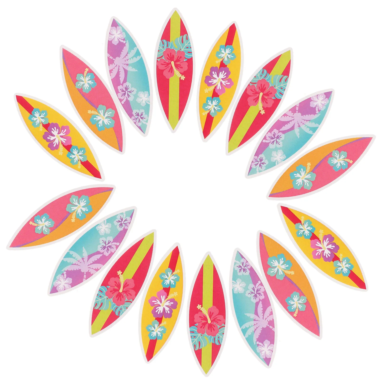16pcs Cake Insert Beach Surfboard Topper Picks Summer Luau Party Decorations Birthday Cake Toppers Dessert Bamboo
16pcs Cake Insert Beach Surfboard Topper Picks Summer Luau Party Decorations Birthday Cake Toppers Dessert Bamboo