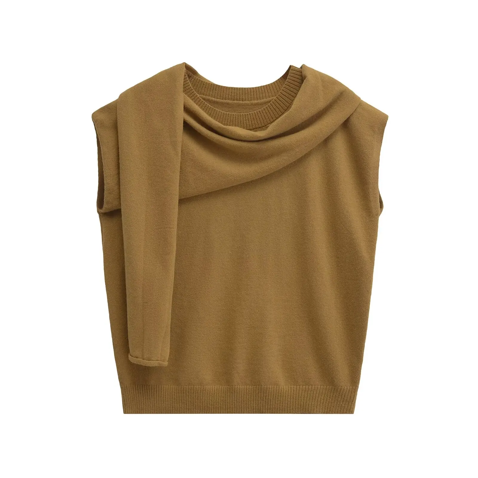 ZAR Autumn New Women's Faion Wool Scarf Sle Knitted Top Design Sense Street Sle round Ne Svel Polyester Fiber
ZAR Autumn New Women's Faion Wool Scarf Sle Knitted Top Design Sense Street Sle round Ne Svel Polyester Fiber