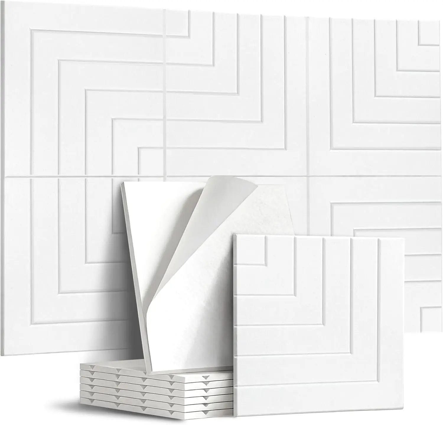 Набор из 6 акустических панелей, 23,6x23,6 дюйма, самоклеящиеся звукоизоляционные стеновые панели для домашней студии, офиса
Набор из 6 акустических панелей, 23,6x23,6 дюйма, самоклеящиеся звукоизоляционные стеновые панели для домашней студии, офиса