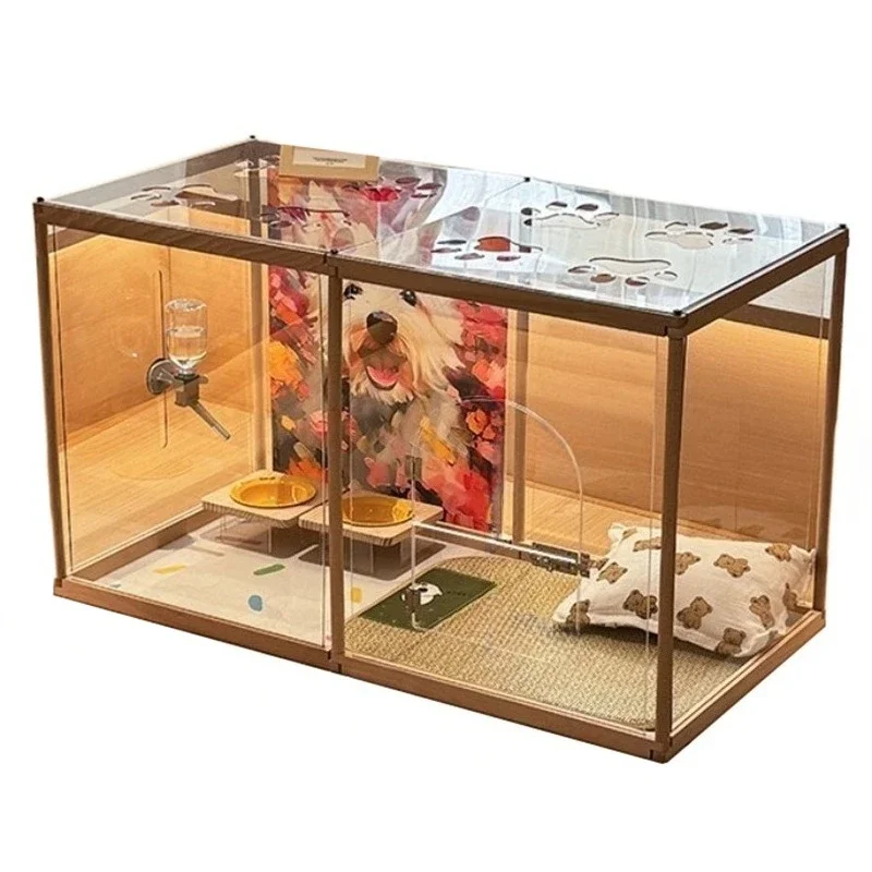 DIY Free Combination Pet Supplies High 63CM Indoor Teddy Small Dog Fence Isolation Door Dog Cage House Transparent Puppy Fences
DIY Free Combination Pet Supplies High 63CM Indoor Teddy Small Dog Fence Isolation Door Dog Cage House Transparent Puppy Fences