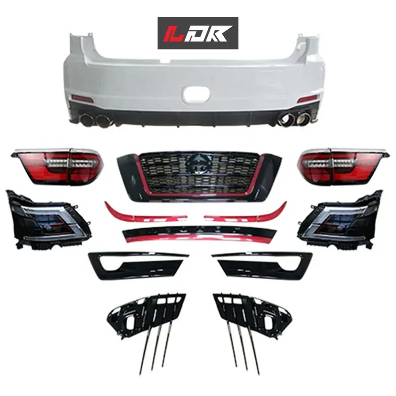 Прямая продажа с фабрики с высококачественными комплектами кузова для Nissan Patrol 2020, комплект кузова Y62, решетка Rss, автоматический передний и задний бампер 
Прямая продажа с фабрики с высококачественными комплектами кузова для Nissan Patrol 2020, комплект кузова Y62, решетка Rss, автоматический передний и задний бампер