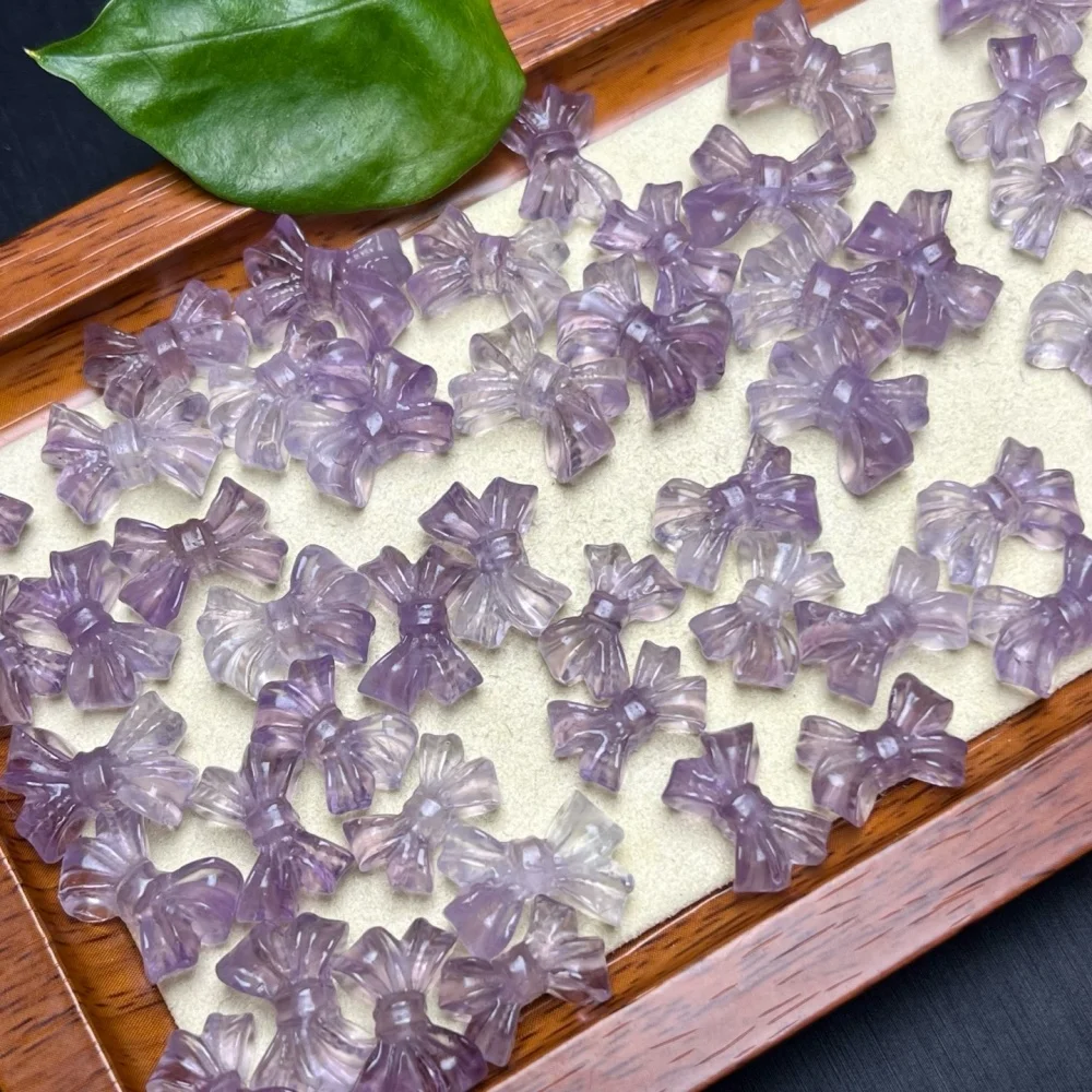 6PCS Natural Amethyst Bowknot Quartz Pendant Polished Crystal Reiki Healing Jewelry Gift Cute Rock Decoration
6PCS Natural Amethyst Bowknot Quartz Pendant Polished Crystal Reiki Healing Jewelry Gift Cute Rock Decoration