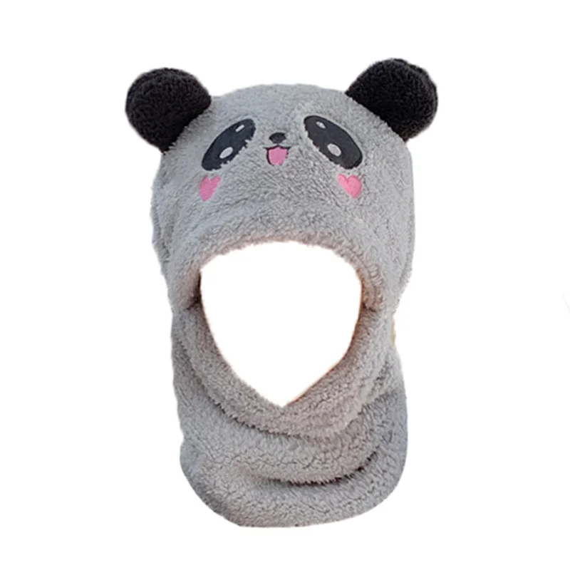 Cute Winter Cartoon Scarf Hat Fleece Warmth Plush Thicken Beanies for Women Girls Ear Protection Balaclava Caps
Cute Winter Cartoon Scarf Hat Fleece Warmth Plush Thicken Beanies for Women Girls Ear Protection Balaclava Caps