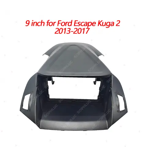 For Ford Escape Kuga 2 2013-2017 9″Car Frame Fascia Adapter Canbus Box Decoder Fitting Panel Android Radio Dash Head Unit Kit