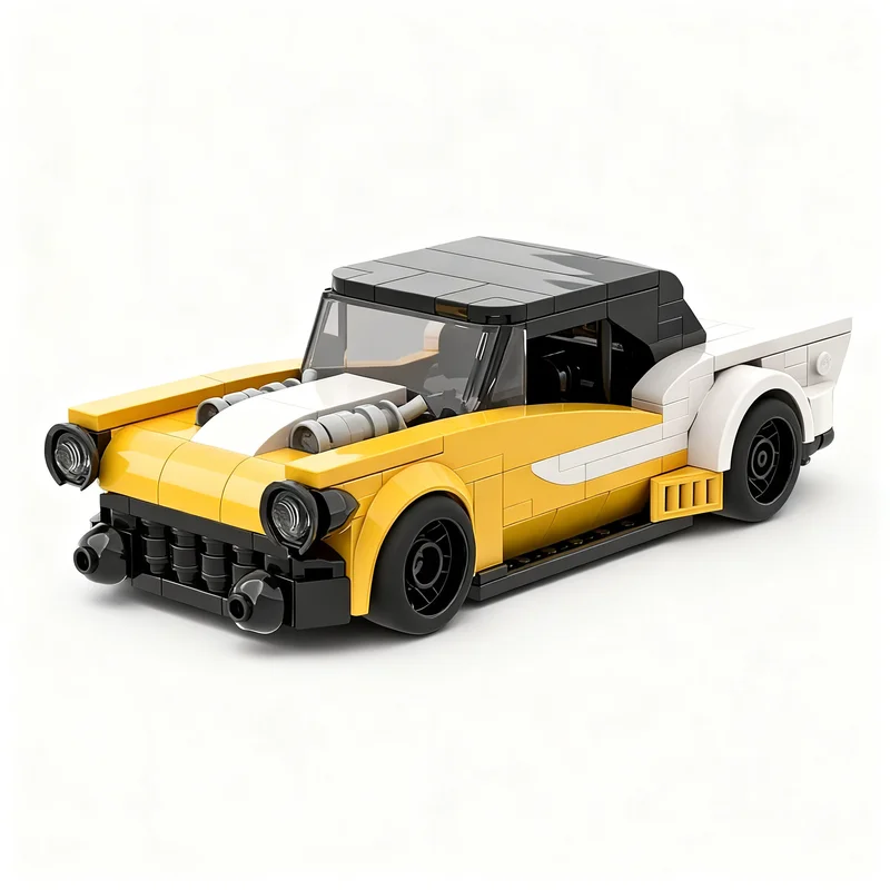 301PCS MOC City Champions Super Car 57 Chevrolet Bel Air Model Technology DIY Assembly Building Blocks Display Gift Home Decor
301PCS MOC City Champions Super Car 57 Chevrolet Bel Air Model Technology DIY Assembly Building Blocks Display Gift Home Decor
