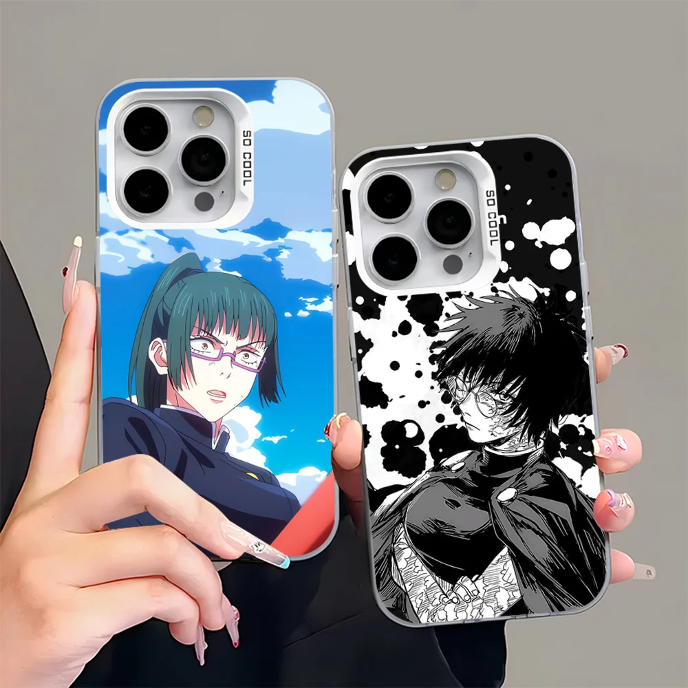 Maki Zenin Jujutsu Phone Case For iPhone 16,15,14,13,12,11,Pro,Max,Plus,Mini,XS,SE Anti Fall Gray Silver Matte Hard Bumper
Maki Zenin Jujutsu Phone Case For iPhone 16,15,14,13,12,11,Pro,Max,Plus,Mini,XS,SE Anti Fall Gray Silver Matte Hard Bumper