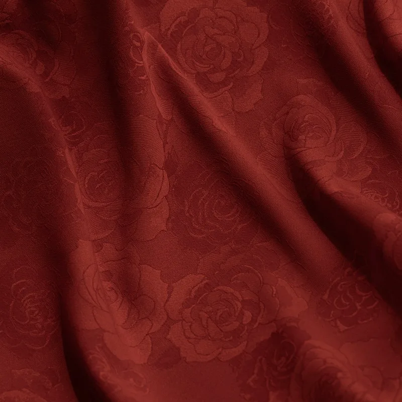 Qipao Fabric Simulated Cupro Flower Linen Style Chinese Rose Shadow Jacquard for Hanfu Skirt Vintage Dress Fabrics for Sewing
Qipao Fabric Simulated Cupro Flower Linen Style Chinese Rose Shadow Jacquard for Hanfu Skirt Vintage Dress Fabrics for Sewing
