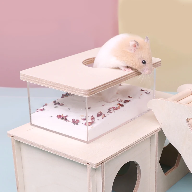 Large Acrylic Hamster Bathroom Transparent Sand Bathtub Golden Bear Toliet Transparent Small Animals Bathtub Supplies
Large Acrylic Hamster Bathroom Transparent Sand Bathtub Golden Bear Toliet Transparent Small Animals Bathtub Supplies