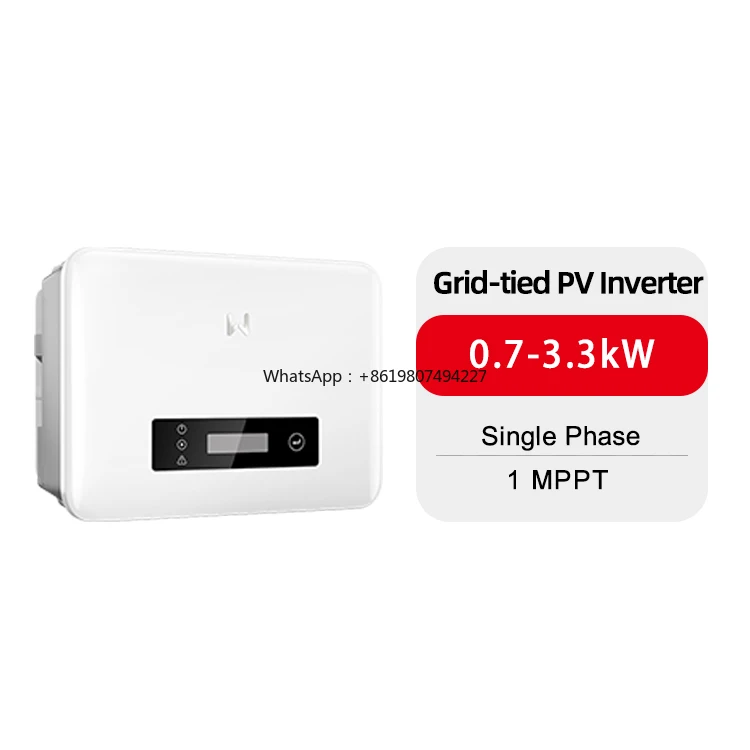 On-Grid Solar Inverter GW-0.7/1/1.5/2/2.5/3/3.3KW-XS Single Phase 1MPPT Series IP66 99.9% Efficiency 5-Year Warranty
On-Grid Solar Inverter GW-0.7/1/1.5/2/2.5/3/3.3KW-XS Single Phase 1MPPT Series IP66 99.9% Efficiency 5-Year Warranty